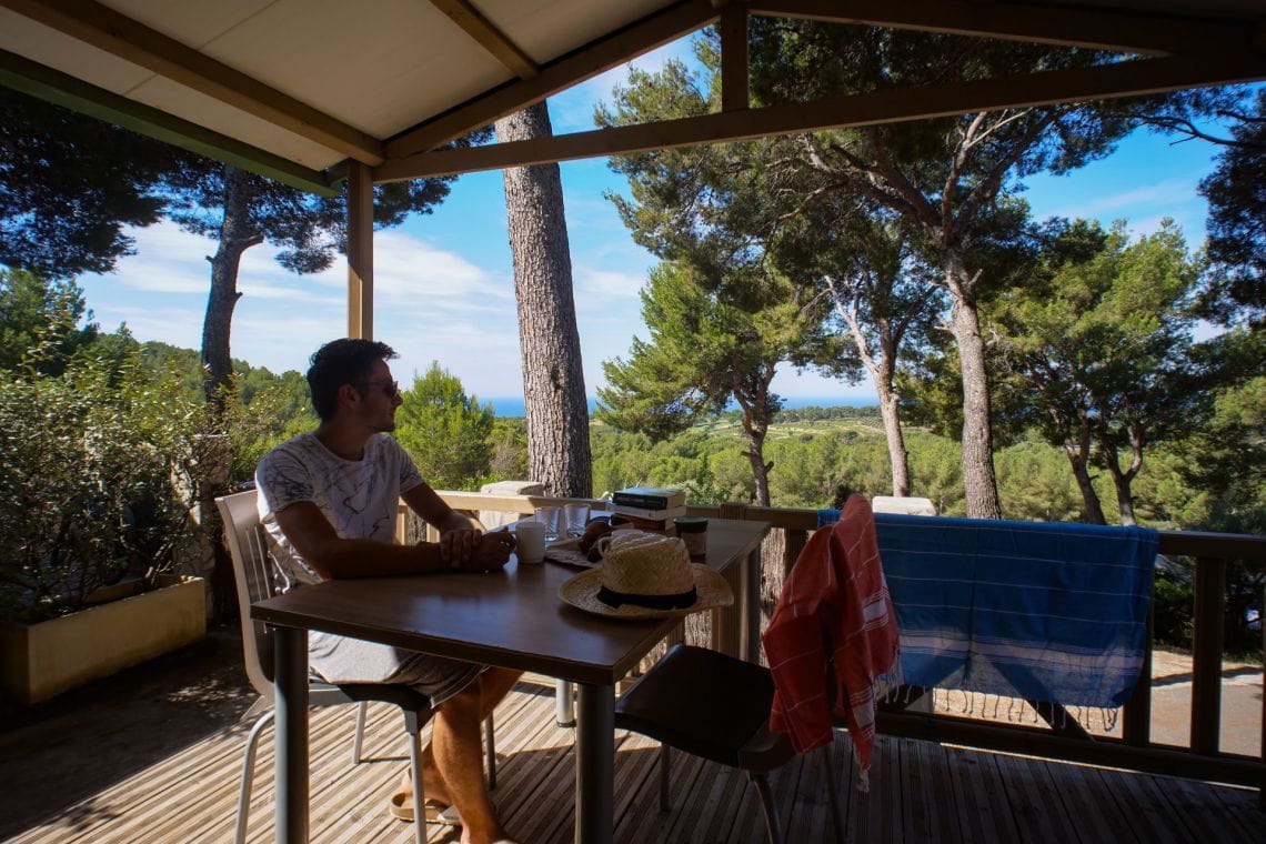 Location Chalet Bandol en camping 4 étoiles à Saint Cyr sur Mer